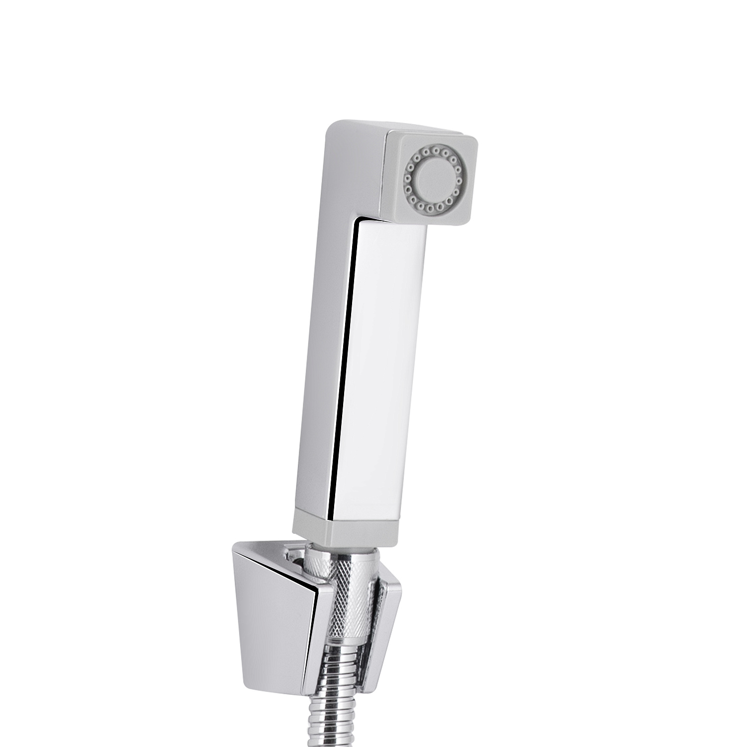 Змішувач для раковини Qtap Gemini (з гігієнічним душем) QTGEM272CRW45691 Chrome/White