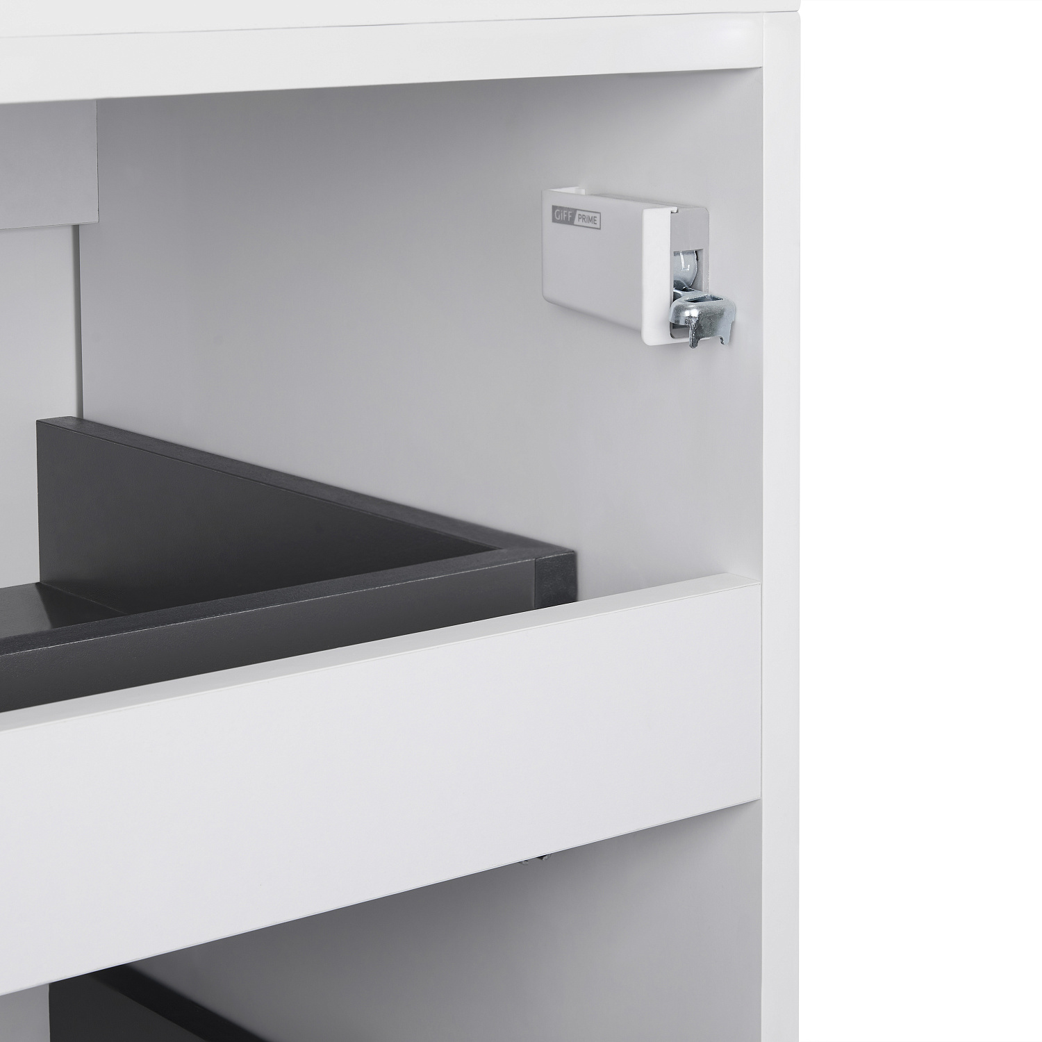 Тумба підлогова Qtap Tern 700х616х469 White зі стільницею QT1780TNL701W