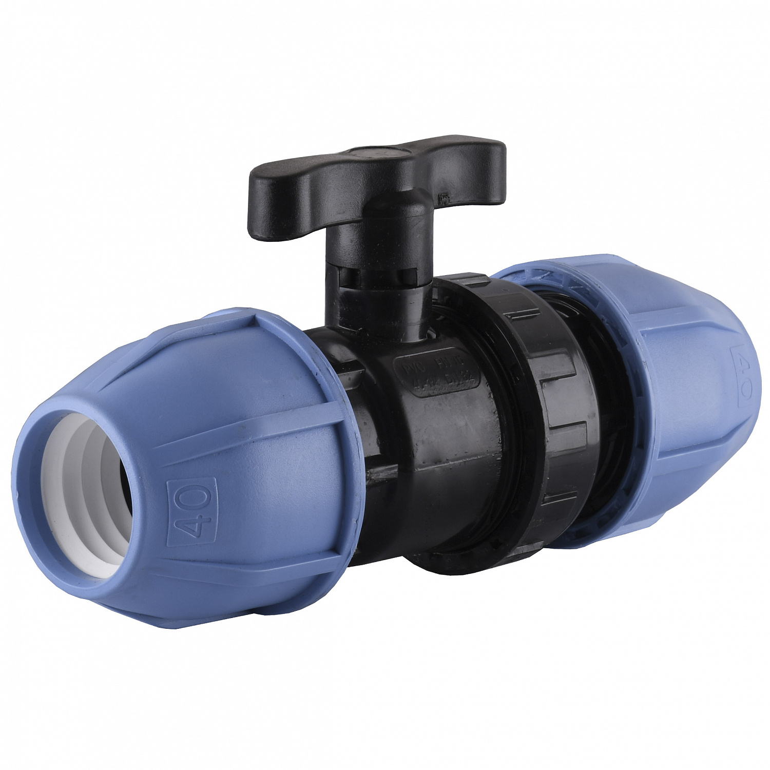 Кран кульовий ПНД Vsplast  40  6001 в інтернет-магазині Yago