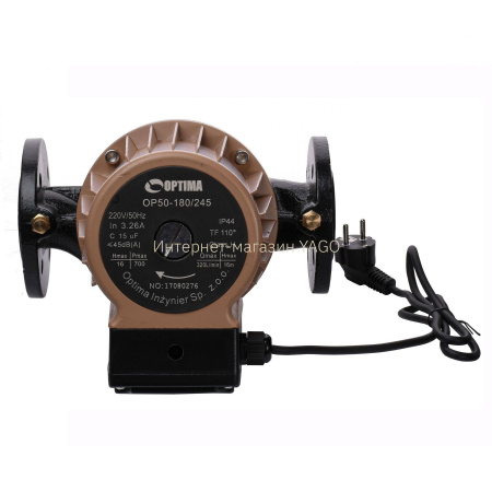 Насос циркуляційний фланцевий Optima OP50-180 245мм + кабель з вилкою в інтернет-магазині Yago