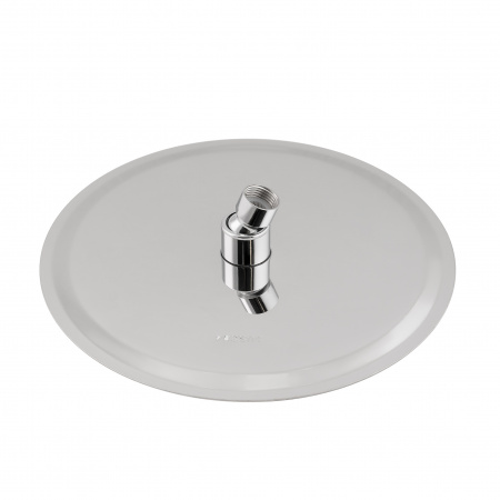 Лійка для верхнього душу Лейки Lidz Лейка 125 245 мм округла LDNIA125NKS37518 Chrome