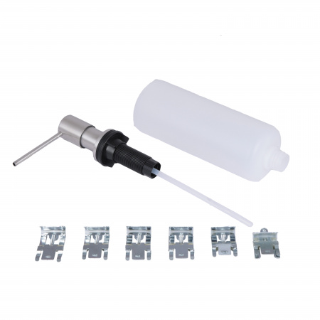 Мийка для кухні інтегрована Lidz Handmade H6050G (LDH6050GPVD43622) Brushed Grey PVD 3,0/1,0 мм