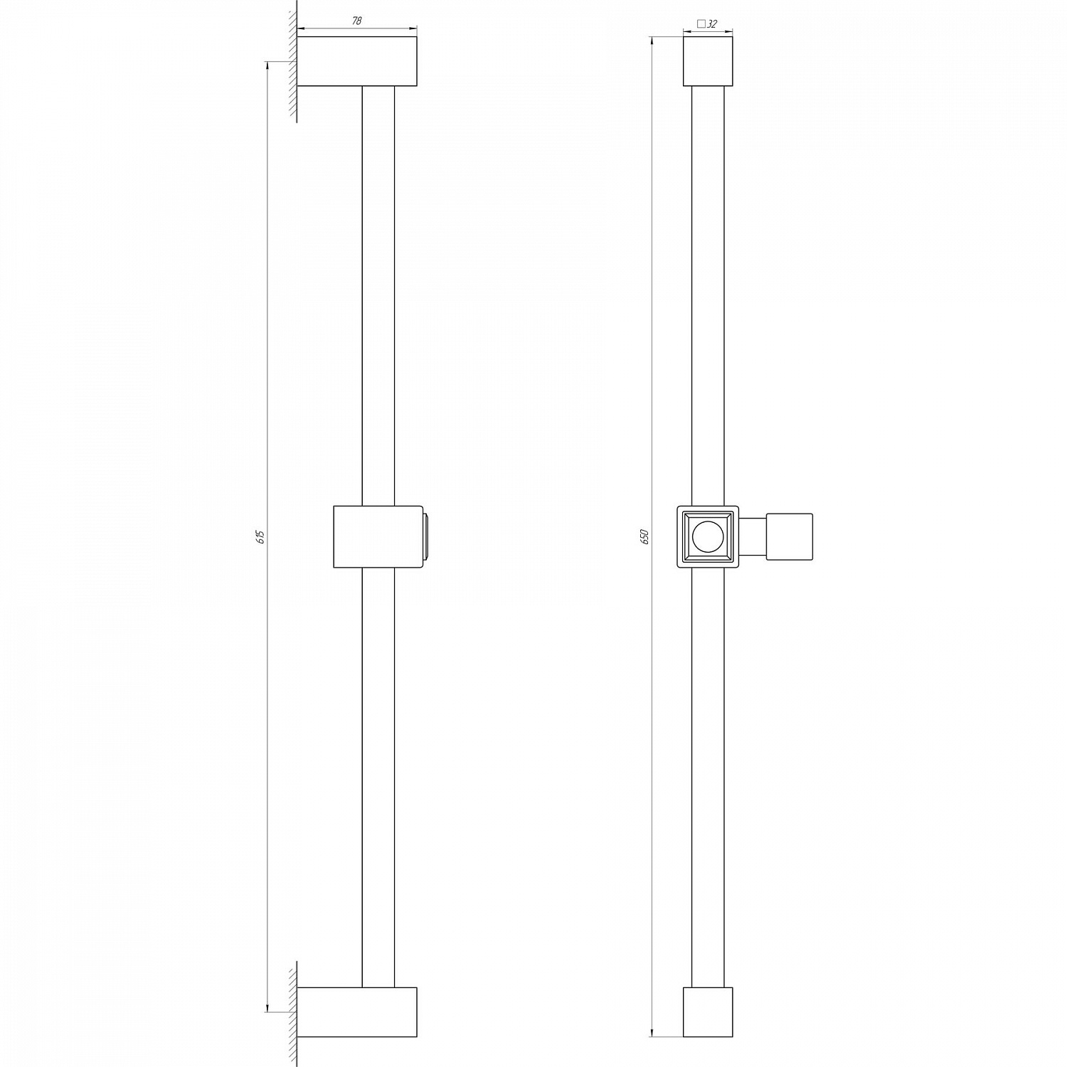 Душова стійка Dishi SL-115