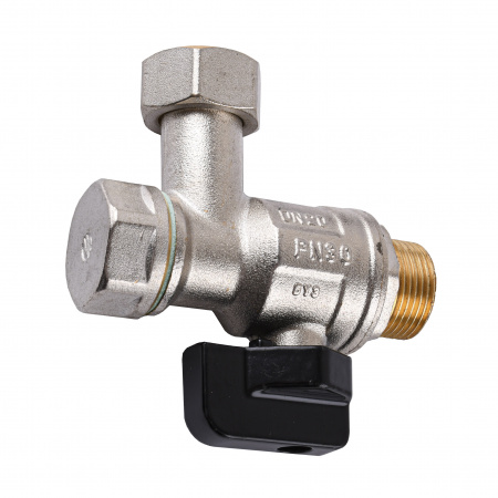 Кран кульовий котловий   3/4″  ARCO 150824 кутовий з накидною гайкою  with FILTER в інтернет-магазині Yago