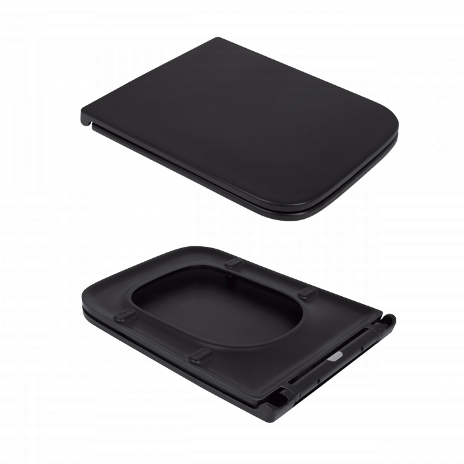 Унітаз підвісний Qtap Gemini безободковий з сидінням Soft-close QT2533076EUQMB