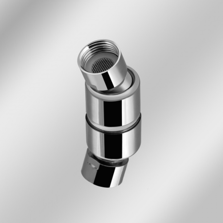 Лійка для верхнього душу Лейки Lidz Лейка 225 250x250 мм прямокутна LDNIA225NKS32452 Chrome