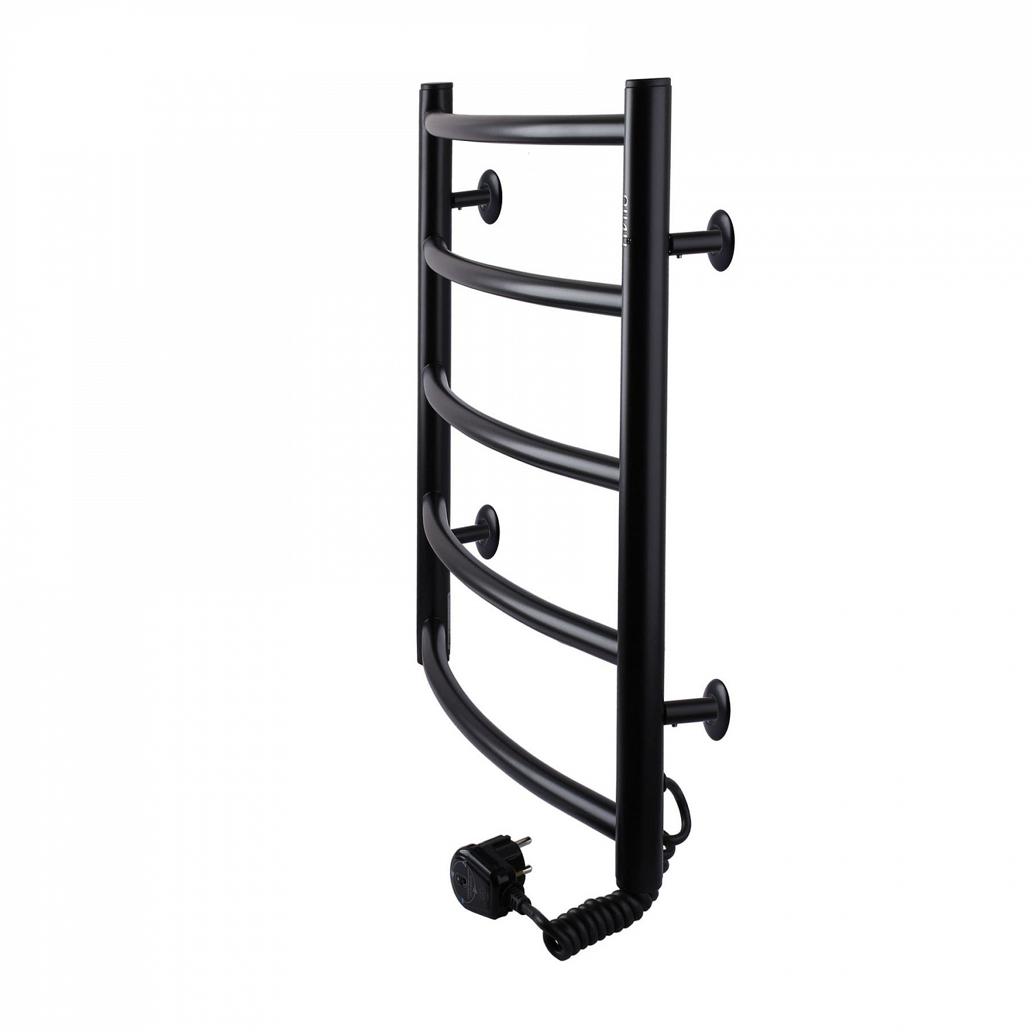 Рушникосушарка UNIO LD ER 500-500-5 BLK Драбинка Дуга електро чорна в інтернет-магазині Yago