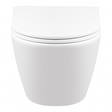 Унітаз підвісний Qtap Robin безобідковий з сидінням Soft-close QT1333046ERW