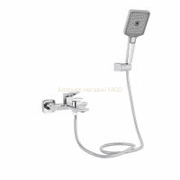 Змішувач для ванни Qtap Presto (з душовим гарнітуром) QTPRE259CRM45574 Chrome