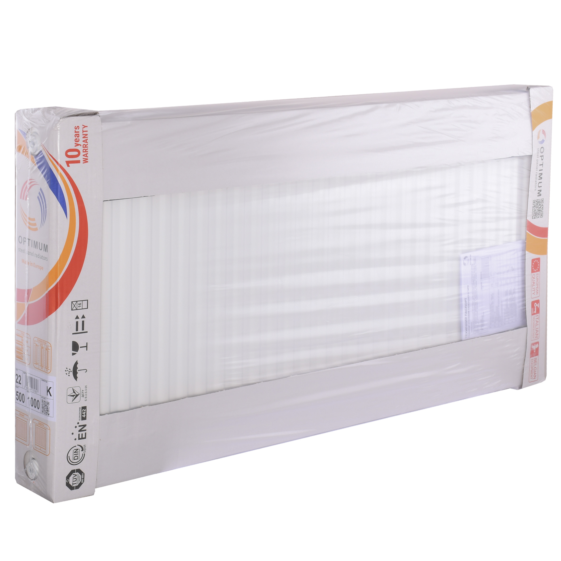 Радіатор сталевий панельний OPTIMUM 22 бок 500х1600 в інтернет-магазині Yago