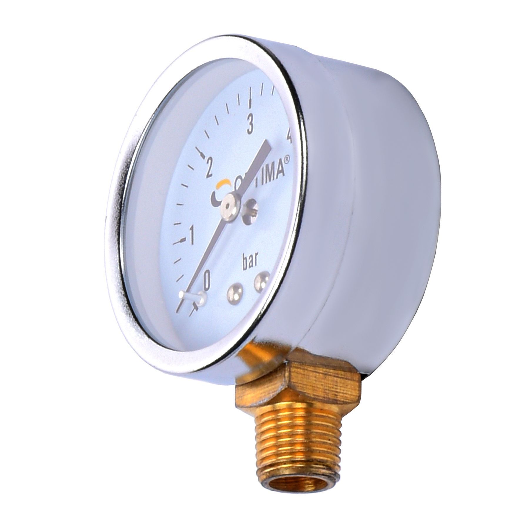 Манометр Optima 6 атм. 50 мм. нижнє під'єднання нерж.корпус ( Y50 - NFC-1 ) в інтернет-магазині Yago