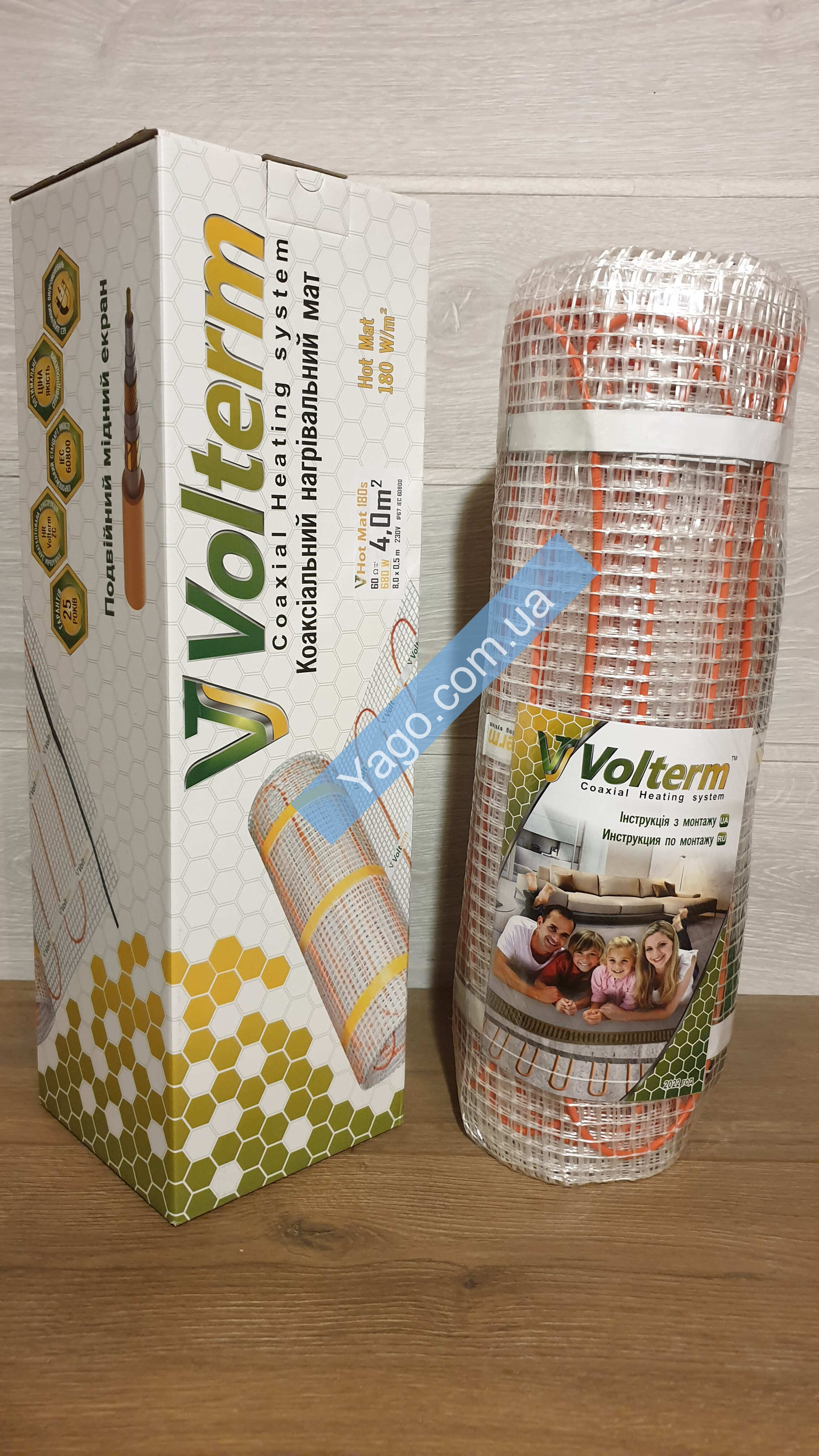 Нагрівальний мат Volterm -4,0 m²/680W | Купити в інтернет-магазині Yago