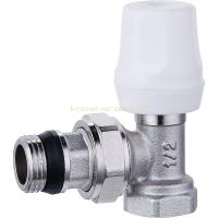 Кран радіаторний кутовий Q PROFESSIONAL  1/2″ NV-QP5005 вентильний з ущільнювачем в інтернет-магазині Yago