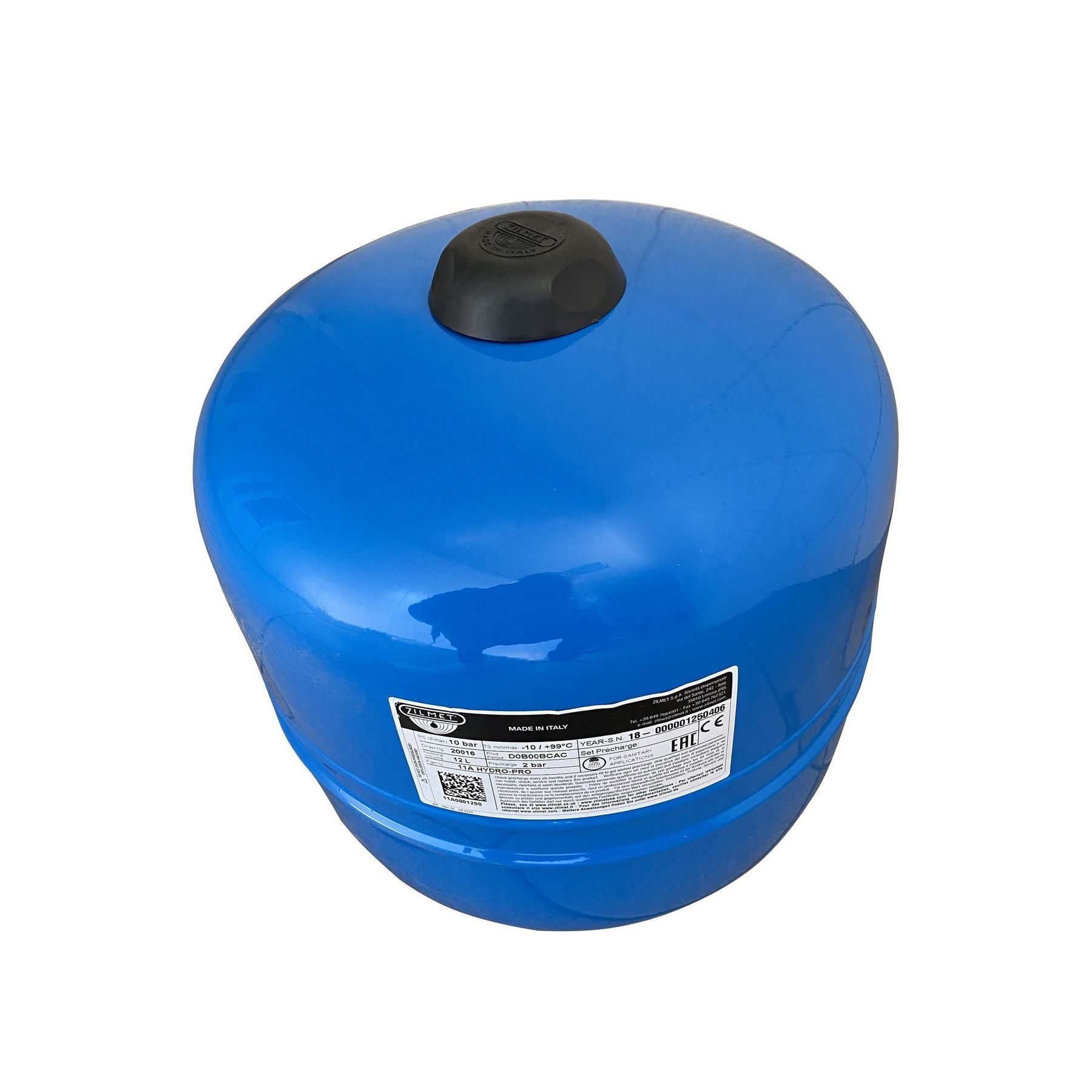 Гідроакумулятор з фіксованою мембраною  12л ZILMET HYDRO-pro 10bar ( 11A0001200 ) в інтернет-магазині Yago