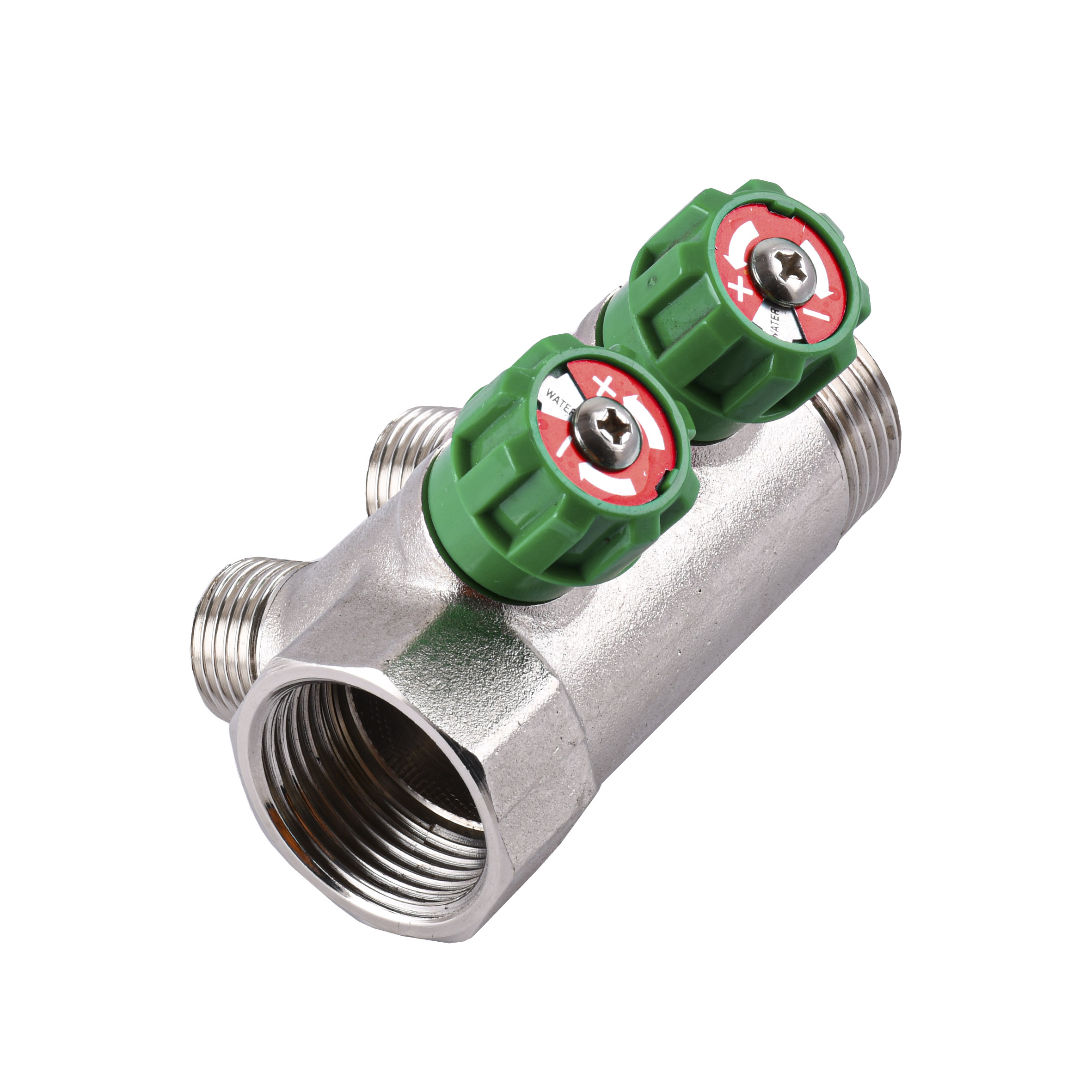 Колектор ECO 1018 1/2х1G 2-ий (під 35*) з перекриттям