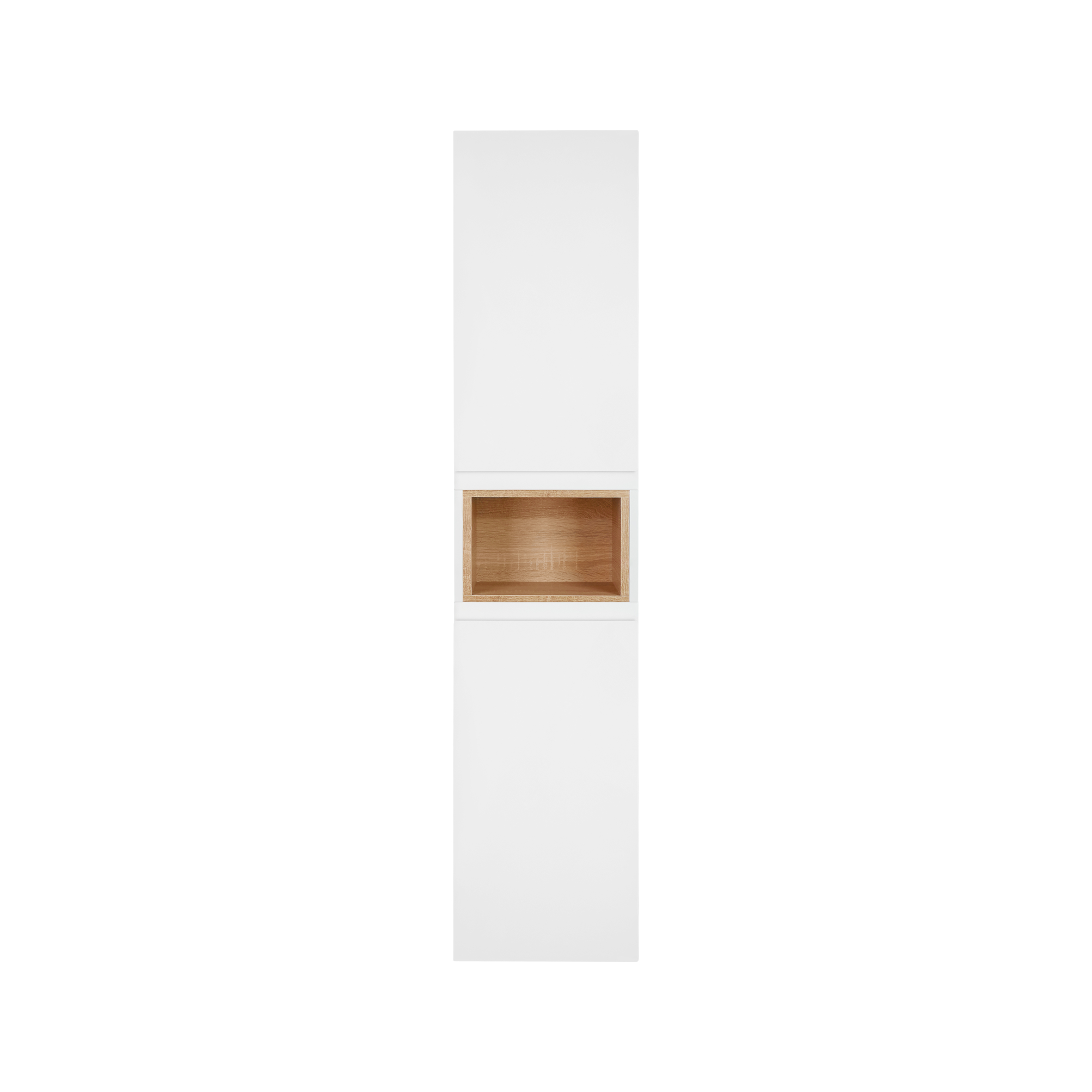 Пенал підвісний Qtap Robin 350х1650х316 White/Whitish oak QT1376PP1651RWWO