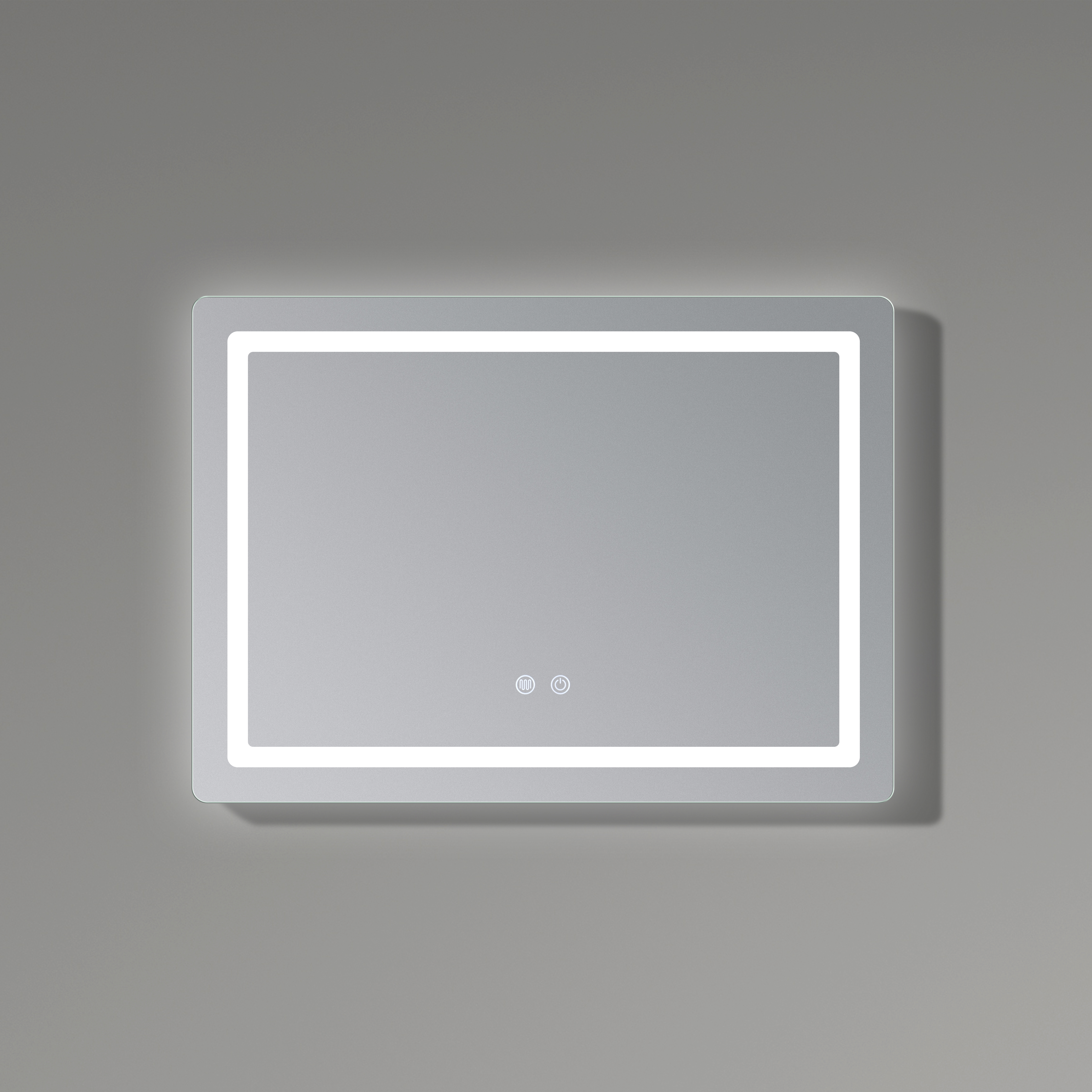 Дзеркало Qtap Mideya (DC-F614) 700х500 з LED-підсвічуванням Touch, з антизапотіванням, димером QT2078NCF07050W