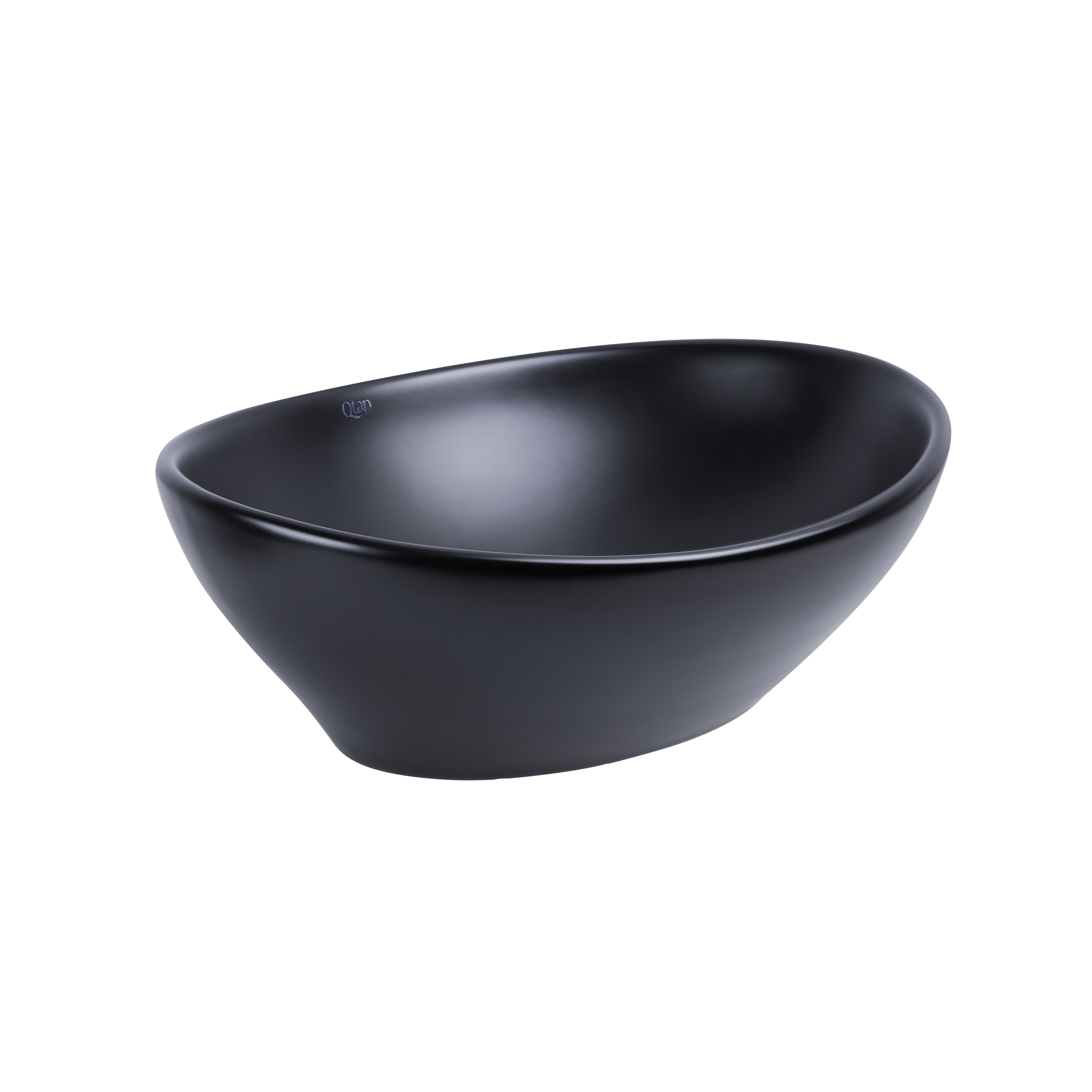 Раковина-чаша Qtap Dove 410х335х145 Matt black QT06116062AMB