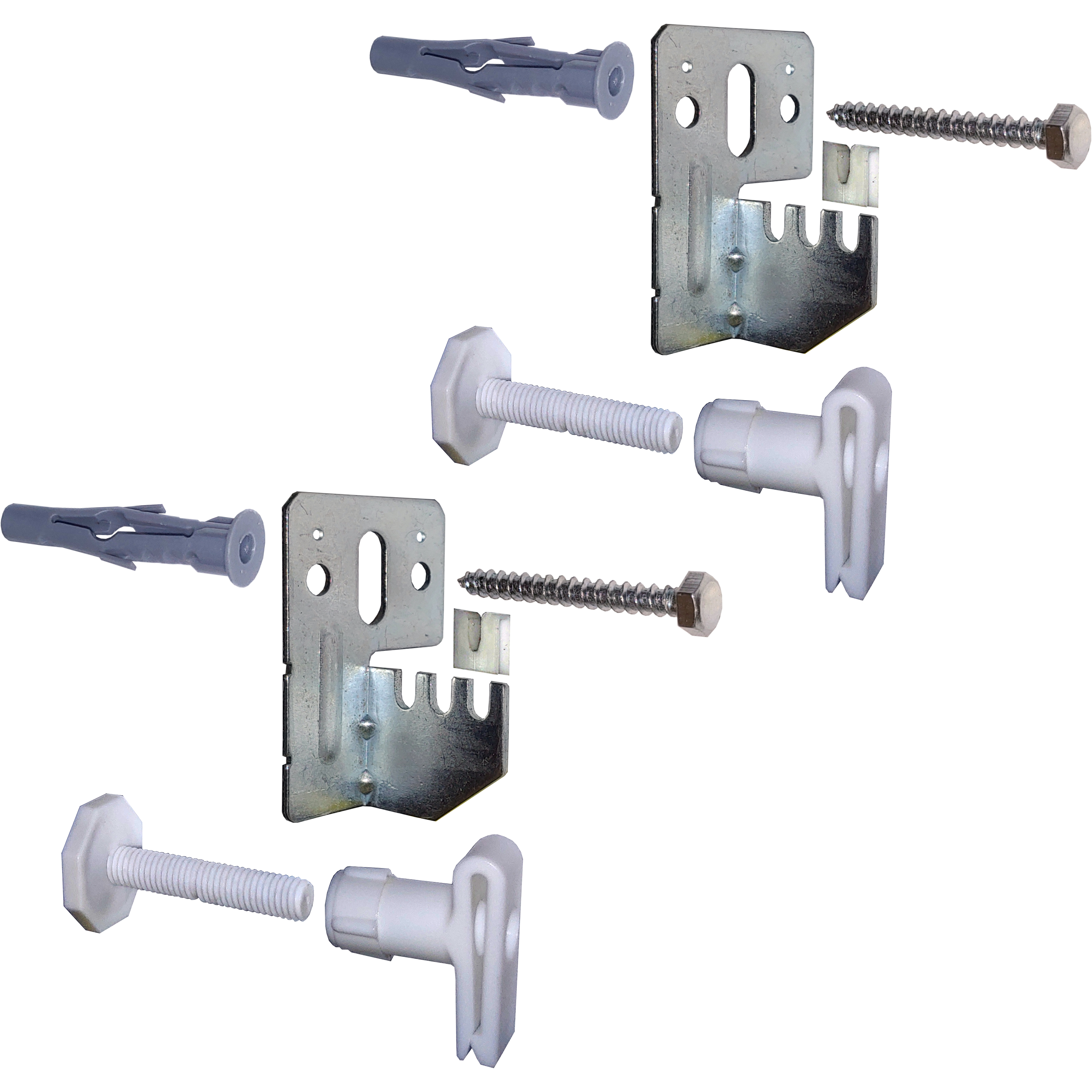 Універсальний комплект L-кронштейнів навісного кріплення панельного радіатора NS-1017 CRISTAL в інтернет-магазині Yago