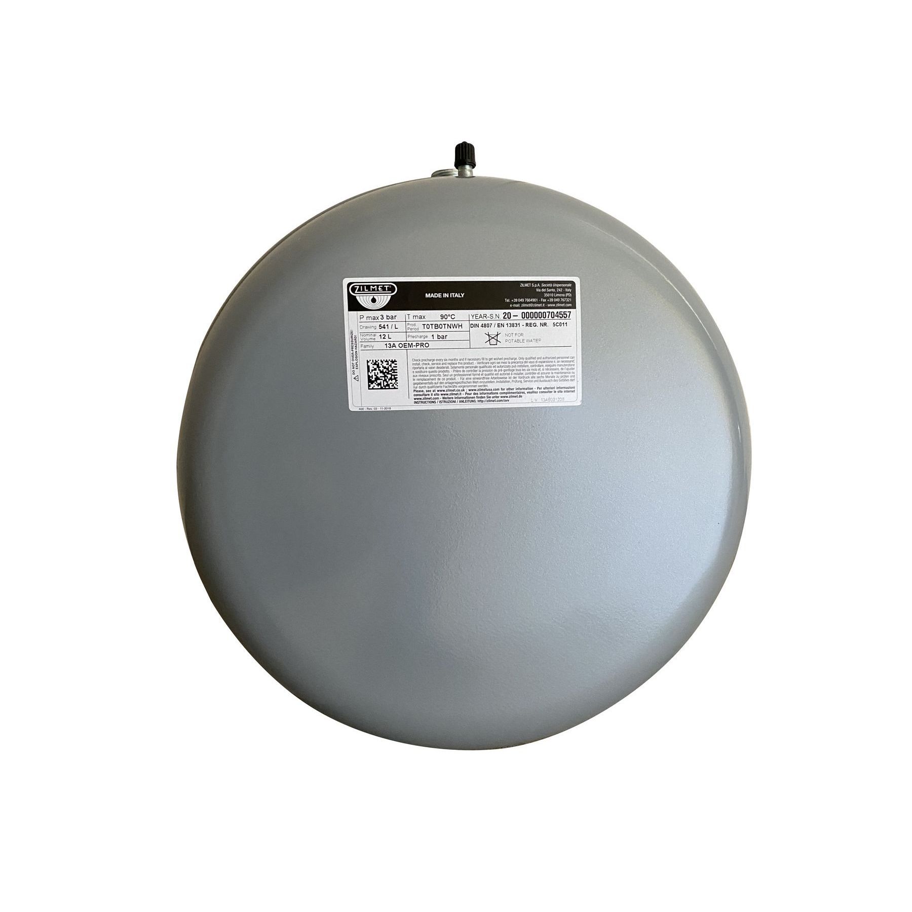 Бак Zilmet oem-pro для монтажу в котли Арт 541 12л. 3bar ( 13A6001206 ) в інтернет-магазині Yago