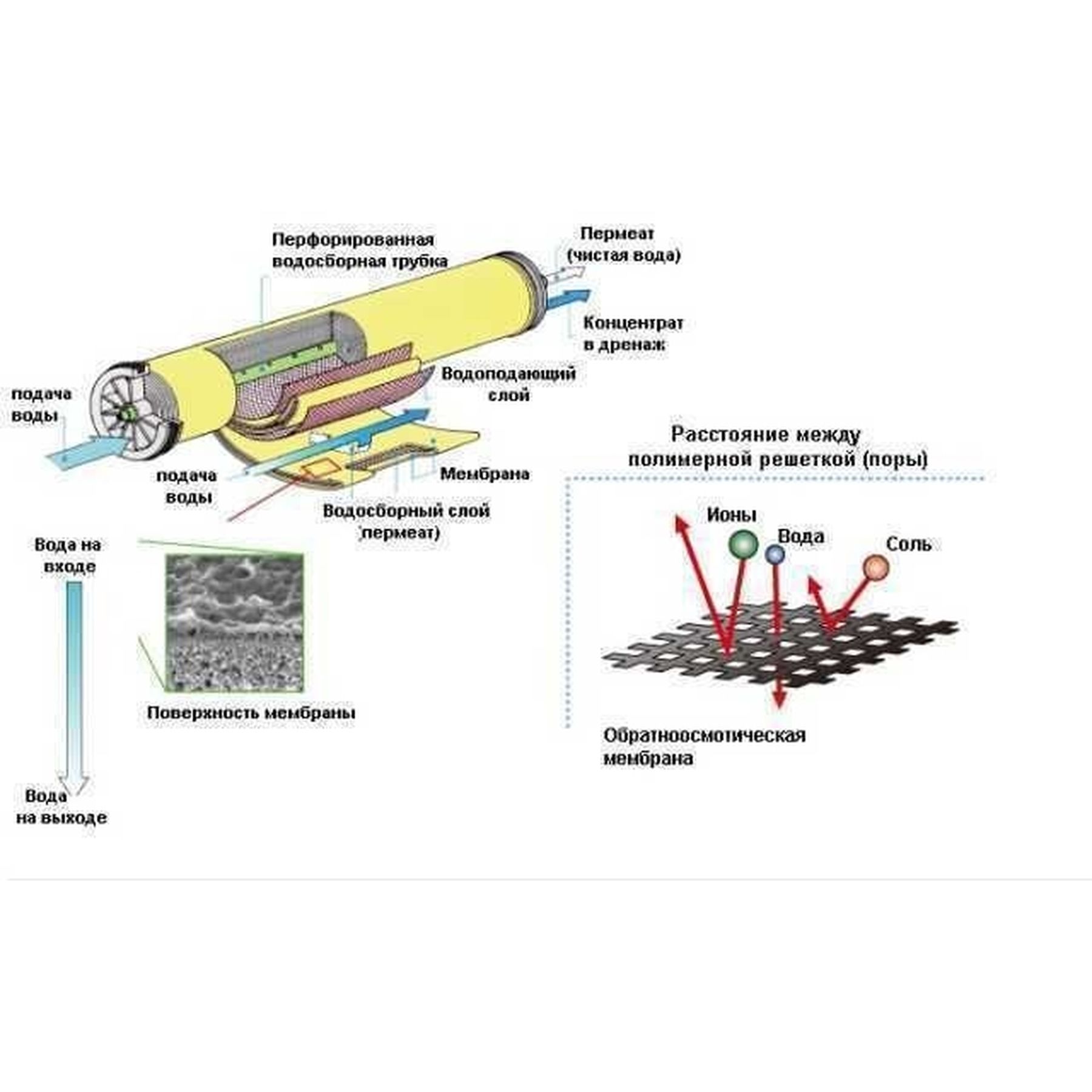 Мембрана для систем зворотного осмосу JCM-300G в інтернет-магазині Yago