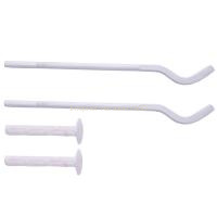 Комплект кронштейнів секційного радіатора штирьковий білий з дюбелем Ø8х250мм (пар.4од.) в інтернет-магазині Yago