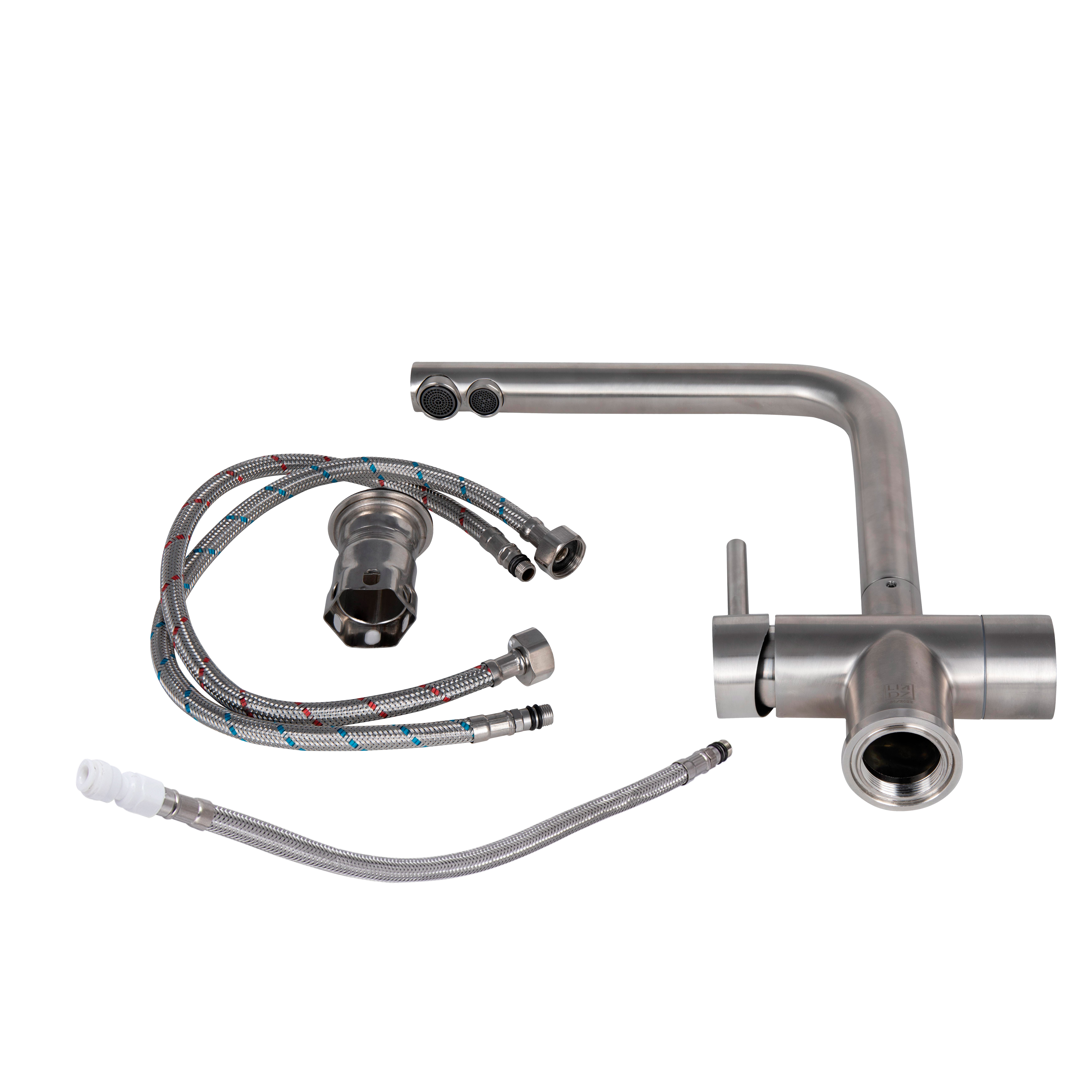 Змішувач для кухні Lidz Aria 020F1 (k35) LDARI020F1NKS43359 Nickel