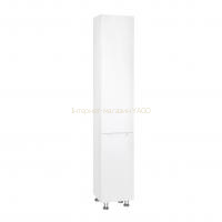 Пенал підлоговий Qtap Scorpio 350х1900х300 White з кошиком для білизни QT1475PN1901KRW