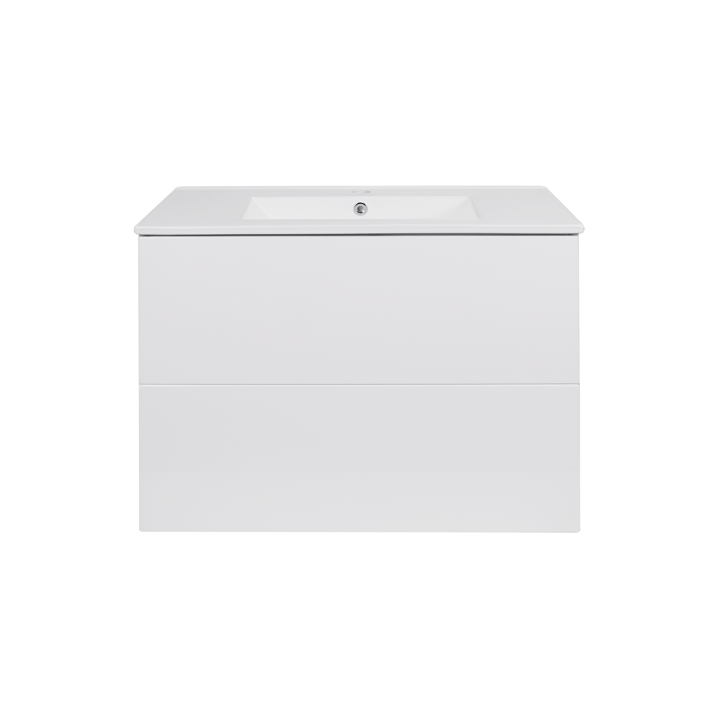 Комплект Qtap Tern 800х580х437 White тумба підвісна + раковина урізна QT1772TPL8013080CW