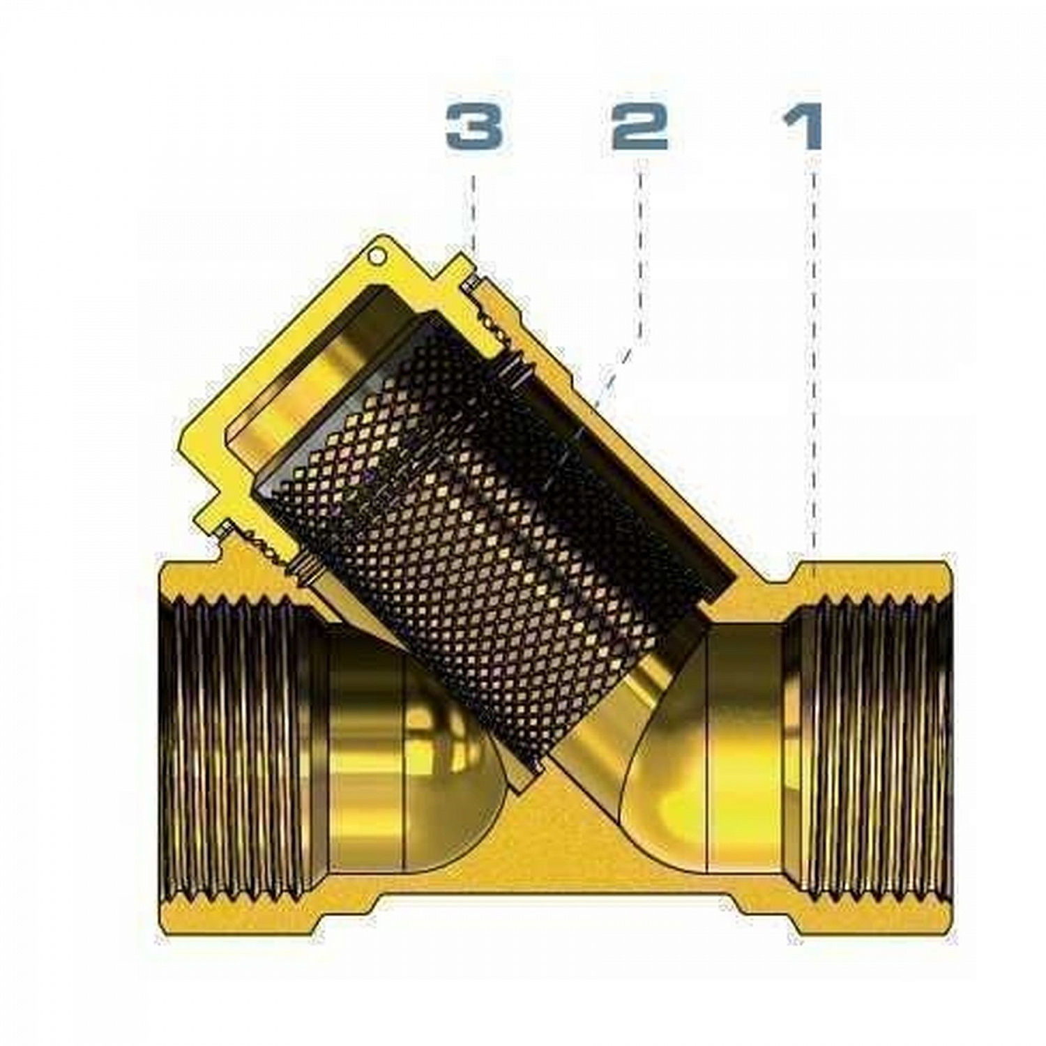 Фільтр грубого очищення SELBA 1/2″ SL1512 в інтернет-магазині Yago