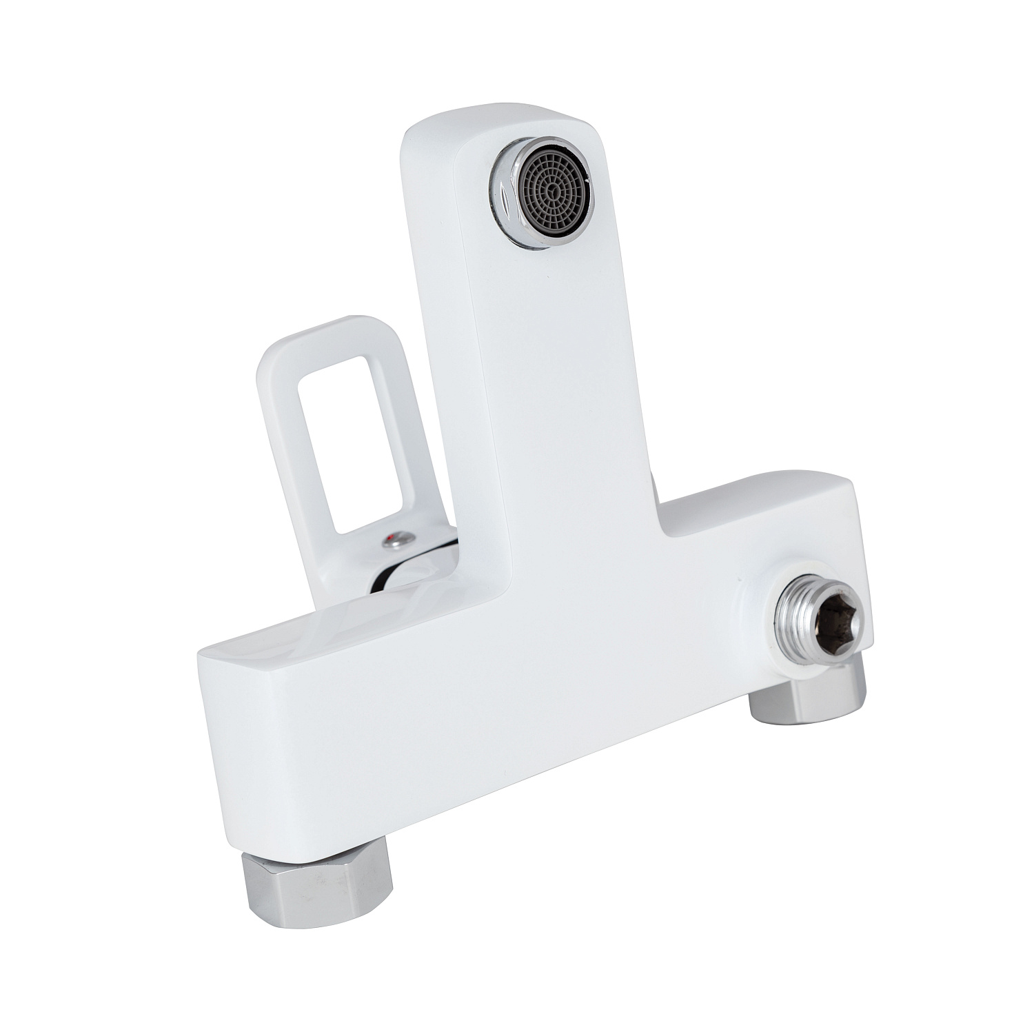 Змішувач для ванни Lidz Wawel 006 (з душовим гарнітуром) (k35) LDWAW006WHI45398 White