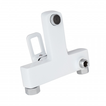 Змішувач для ванни Lidz Wawel 006 (з душовим гарнітуром) (k35) LDWAW006WHI45398 White