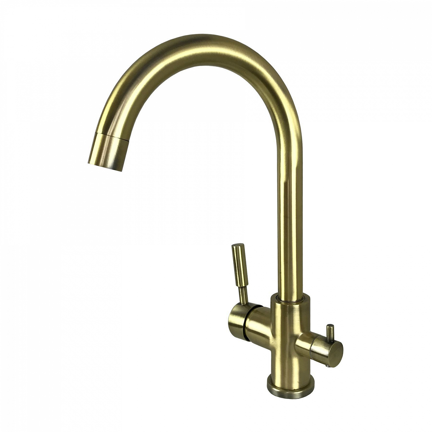 Змішувач для кухні під осмос Globus Lux LAZER GLLR-0333-9-BRONZE