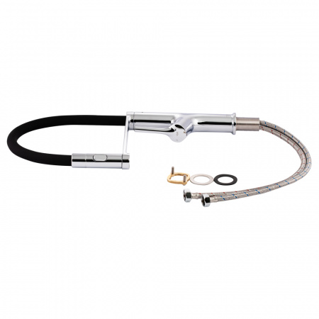 Змішувач для кухні Qtap Kuchyne 91105AC з рефлекторним виливом