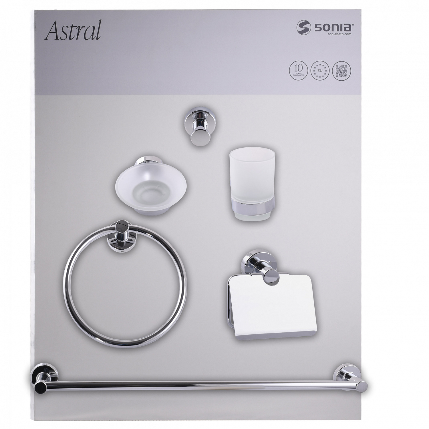 Набір аксесуарів для ванної SONIA ASTRAL KIT( 6 предметів) 181285