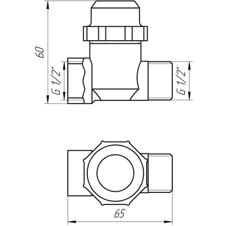 Фільтр грубого очищення SOLOMON 1/2″ ЗВ нікель з відстійником (8015) TD1053 в інтернет-магазині Yago