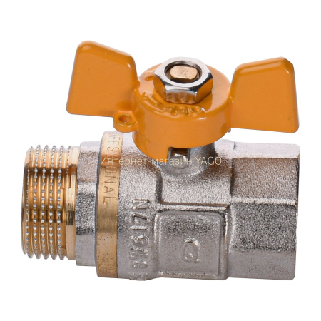 Кран кульовий прямий Q PROFESSIONAL 3/4″ ЗВ ЖБ PN40 QP152 в інтернет-магазині Yago