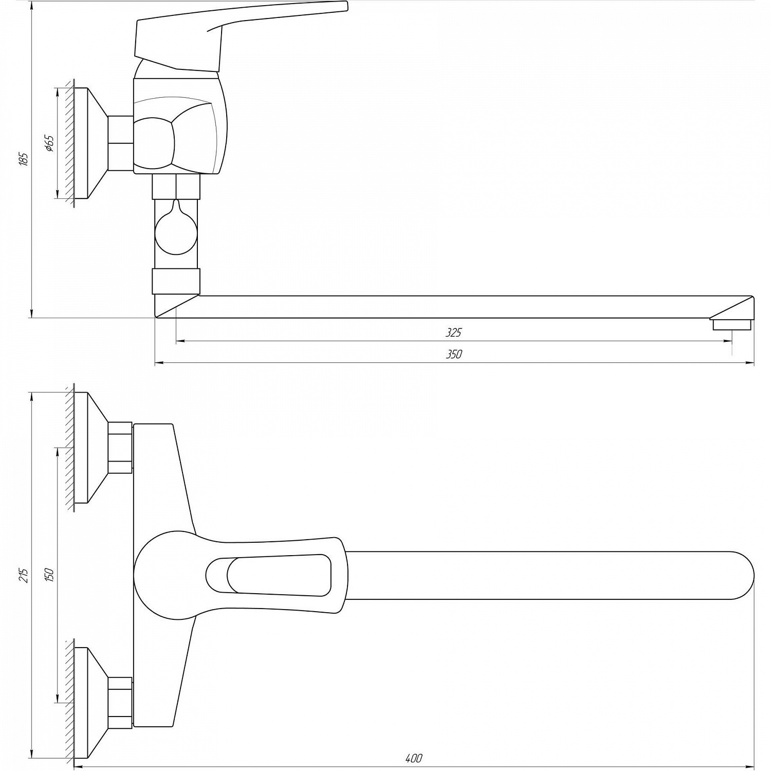 Змішувач для ванни DOMINO SIRIUS DSV-108