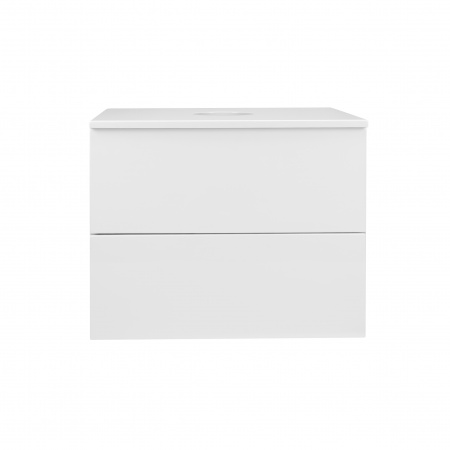 Тумба підвісна Qtap Tern 600х476х469 White зі стільницею QT1779TPL601W