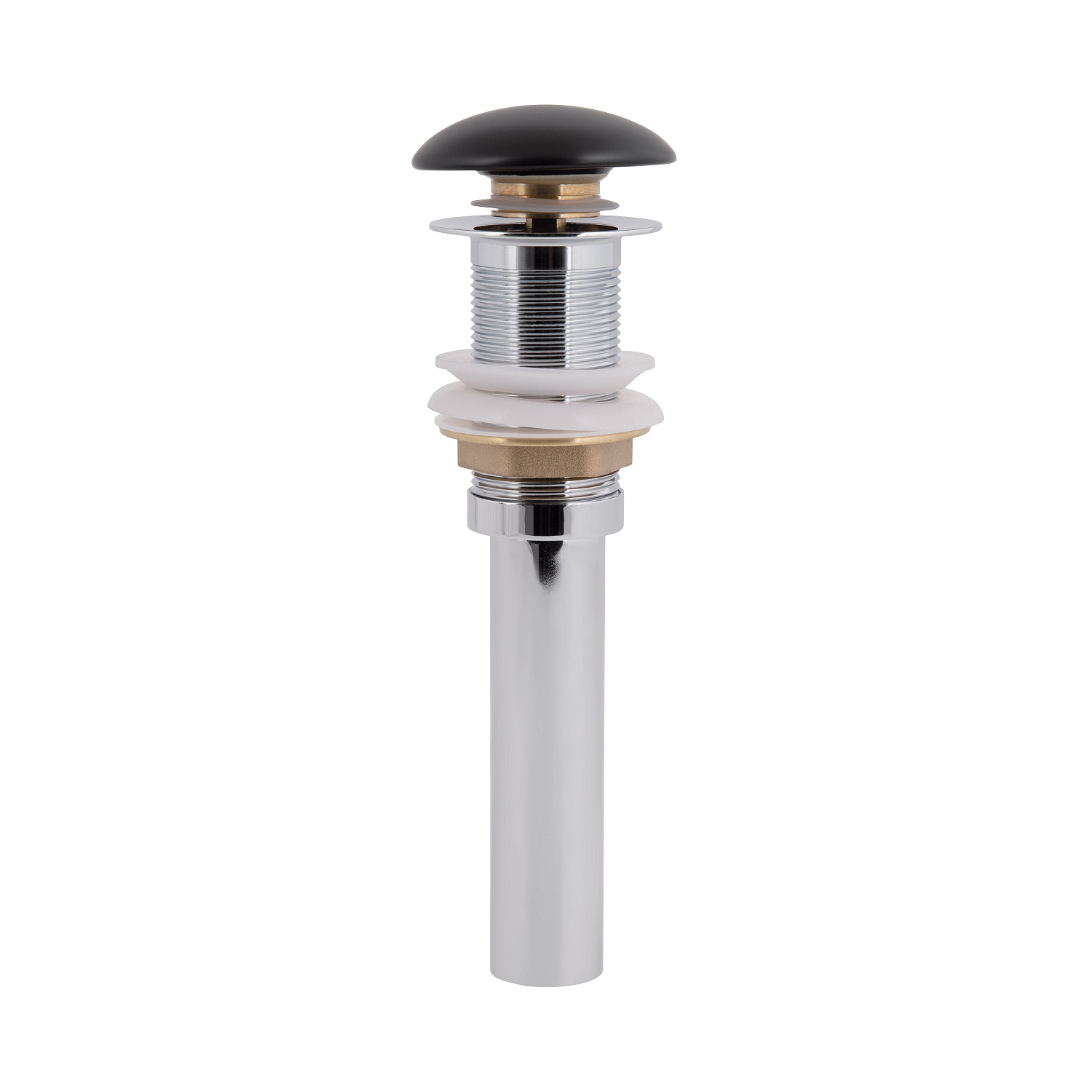 Донний клапан для раковини Qtap PU03 225х70х70 Matt black
