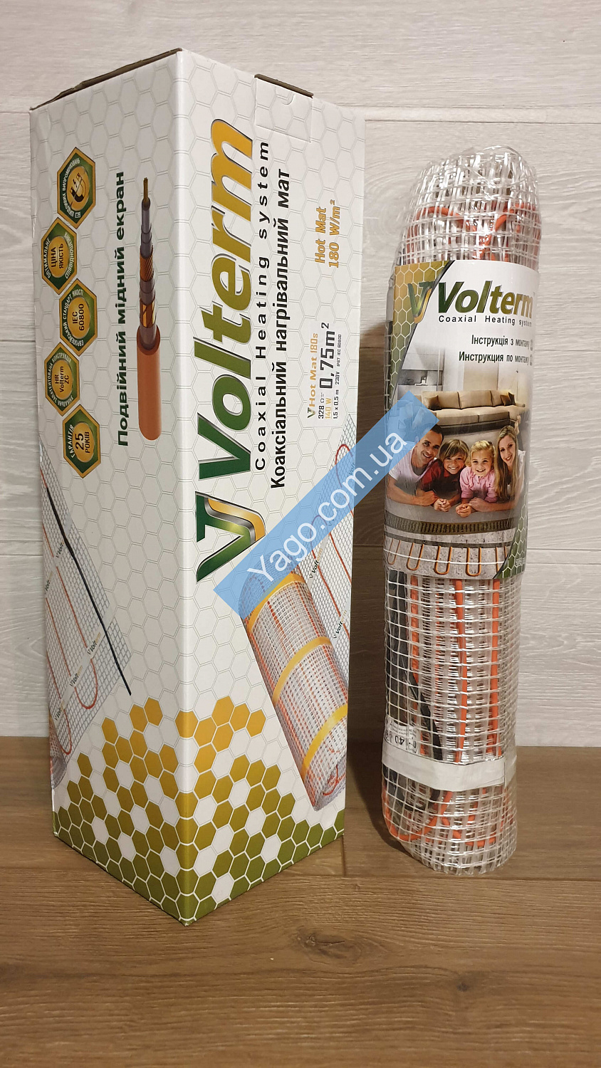 Нагрівальний мат Volterm -0,75 m²/140W
