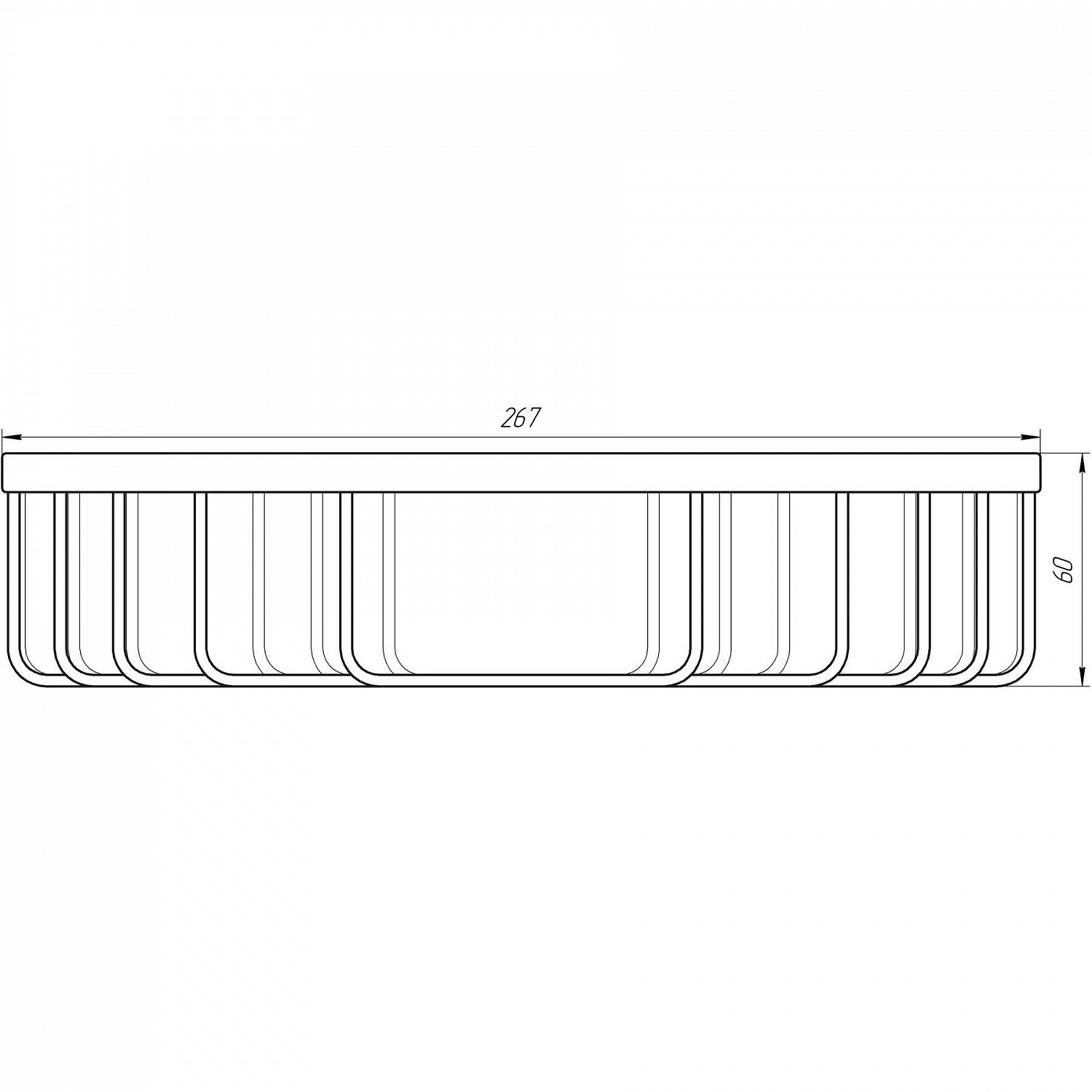 Поличка кутова Globus Lux BS 8499