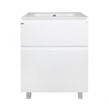 Комплект Qtap Albatross 605х825х460 White тумба підлогова + раковина урізна QT0171TN600D3060CW