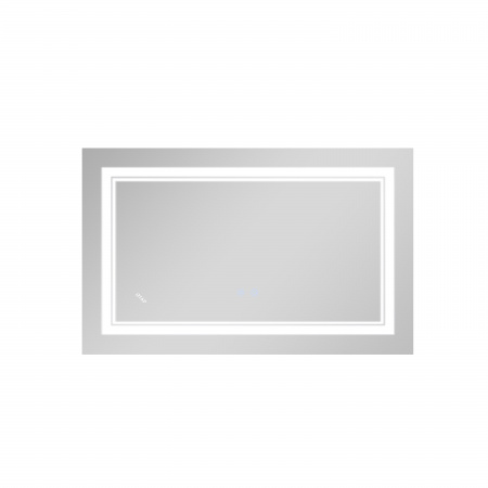 Дзеркало Qtap Cardinal (CA1) 700х500 з LED-підсвічуванням Touch, з антизапотіванням, з димером, рег. темп. кольору (3000-6500K) QT0478C5070