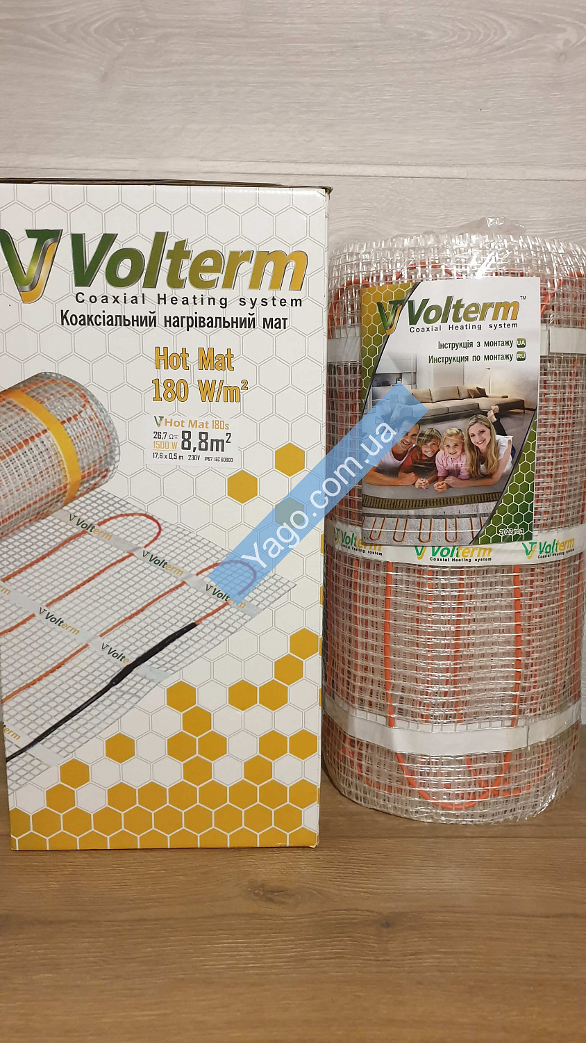 Нагрівальний мат Volterm -8,8 m²/1500W