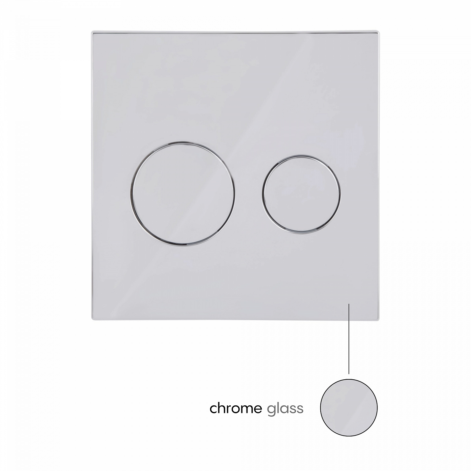 Панель змиву для унітаза Qtap Nest Uni QT0211P01V1009CRM