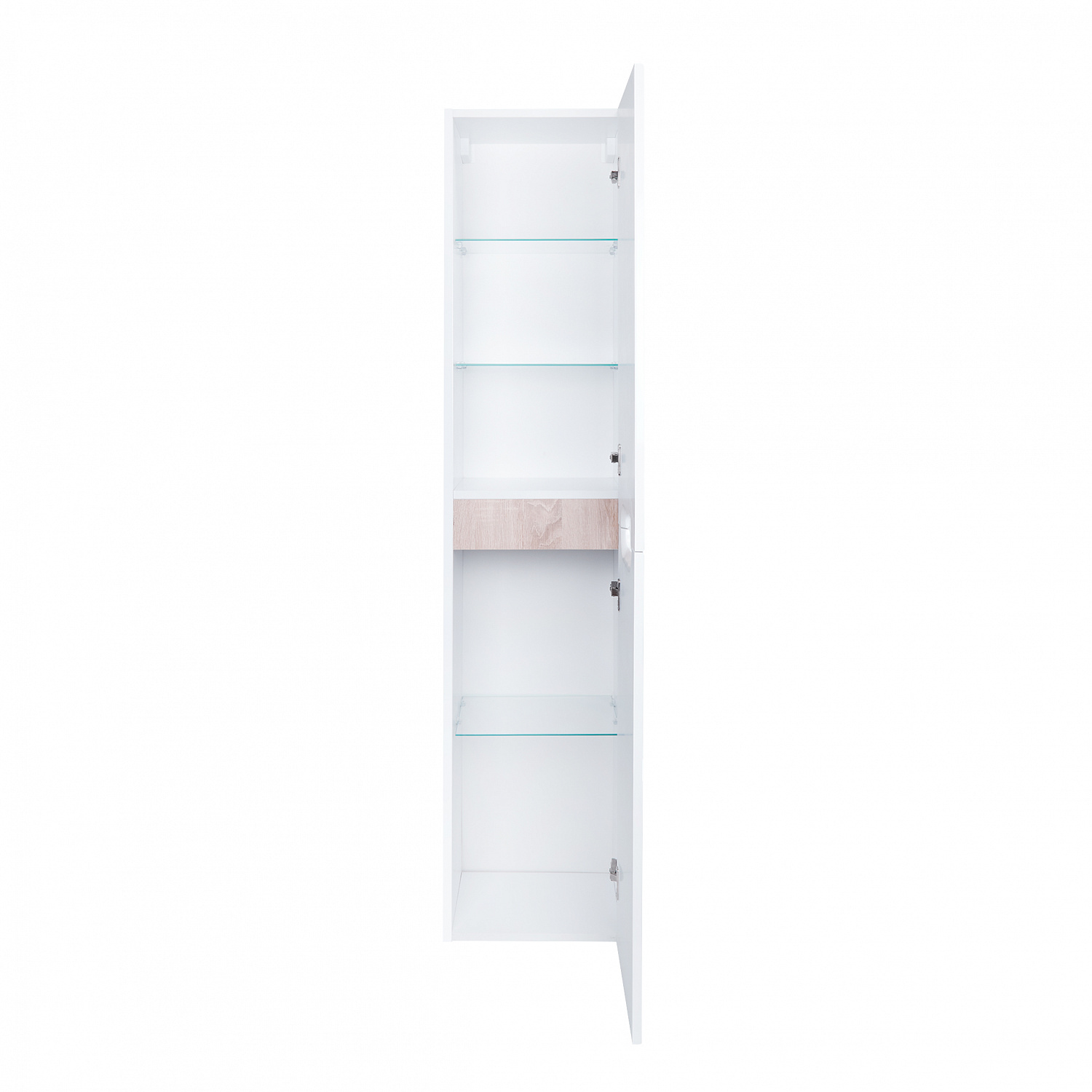 Пенал підвісний Qtap Virgo 350х1600х316 White/Whitish oak QT1876PP1651RWWO