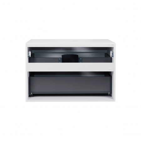 Тумба підвісна Qtap Tern 700х476х469 White зі стільницею QT1779TPL701W
