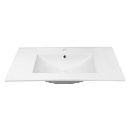 Комплект Qtap Tern 800х580х437 White тумба підвісна + раковина урізна QT1772TPL8013080CW