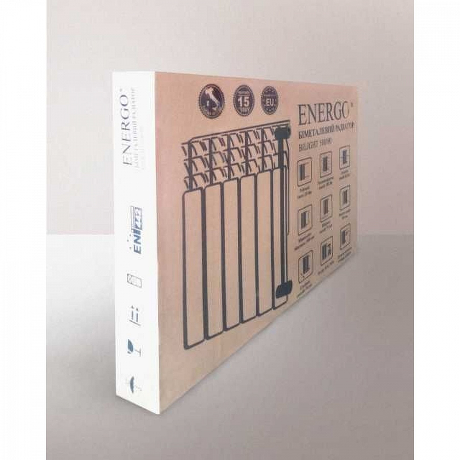 Радіатор біметалевий секційний ENERGO BILIGHT 500/80 в інтернет-магазині Yago